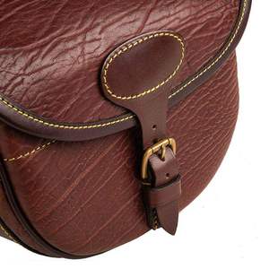 Pochette légère pour cartouches avec impression décorative, en cuir de vachette véritable de haute qualité, accessoires de chasse haut de gamme - Product Image 2