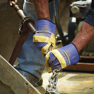 Guantes de Seguridad de Cuero de Alta Calidad AL-IMRAN INDUSTRIES, Logotipo Personalizado OEM, Anti-Corte, Uso Industrial y de Construcción, Venta al Por Mayor - Product Image 6