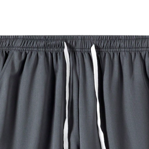 Pantalones Cortos Deportivos Casuales para Hombre, de Secado Rápido, Transpirables, Tejido de Punto, Cintura Media, Bolsillos con Cordón, Corte Holgado, 100% Poliéster - Product Image 3