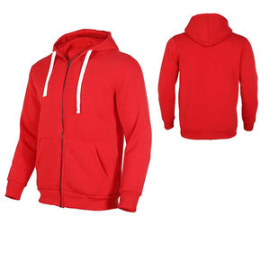 Ensembles de jogging pour hommes en molleton uni avec fermeture éclair, survêtements et sweats à capuche en gros, personnalisables avec votre logo, pour la gym et l'entraînement, OEM - Product Image 2