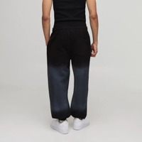 Pantalon de survêtement pour homme, couleurs personnalisées, impression de logo, taille élastique, streetwear, décoré de strass, coupe ample, longueur intégrale, 100% coton