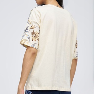 Camiseta RLL para Mujer, Talla Grande, con Estampado de Dibujos Animados, Manga Larga, Cuello Redondo, Ecológica, Anti-Pilling, 100% Algodón Canvas, Corte Regular Informal - Product Image 4