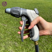 Pistolet d'arrosage haute qualité à buses réglables, souple, pour jardin, avec modes de pulvérisation variables
