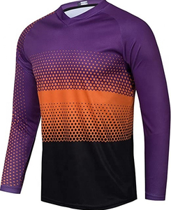 Maillot de moto respirant, mode, sublimation, combinaisons de course unies pour le motocross, maillots sublimés - Product Image 1