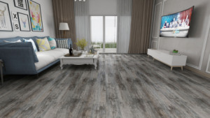 Suelo SPC de PVC Impermeable, Resistente a la Humedad y al Fuego, Estilo Moderno para Interiores, Personalizable con Patrones de Madera y Mármol, Tablones Anchos - Product Image 5