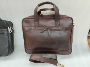 Wholesale Handmade Genuine Cowhide <b>Leather</b> Waterproof Laptop Messenger Bag Office <b>Briefcase</b> Professional Business Travel - Product Image 1