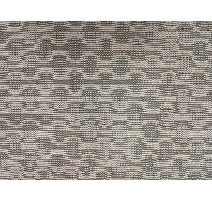 Tissu en fil peigné tissé texturé imprimé noir et beige de qualité supérieure, respirant et léger, pour la confection de robes pour femmes et filles - Product Image 1