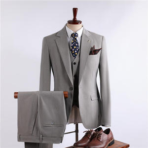 Costumes d'affaires ajustés pour hommes, 2 pièces, blazers à revers pointus, smokings, simple boutonnage, costume homme pour occasions formelles, grandes tailles, braguette zippée - Product Image 2