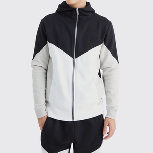 Conjunto Deportivo de Chándal Ajustado con Cremallera y Capucha para Hombre al por Mayor - Product Image 3
