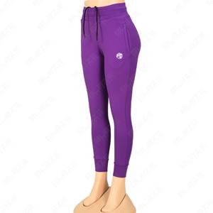 Pantalones de yoga Cordón Deportes Fitness con bolsillos Leggings para mujeres Cordón Pantalones de pierna ancha Cintura elástica Leggings de yoga - Product Image 1