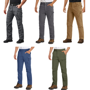SANGLASPORTS High Quality Reflective <b>Cargo</b> <b>Work</b> <b>Pants</b> Waterproof Tactical Canvas Training Jogger Hunting Spring Men's Straight - Product Image 4