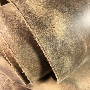 ISONZ Cuir Huilé Pull-Up CrazyHorse en Peau de Buffle Résistant à l'Eau pour Chaussures, Ceintures, Canapés, Meubles, Bagages, Costumes - Product Image 1