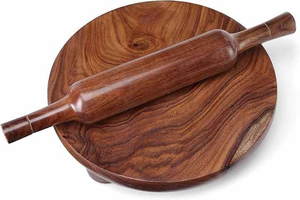<b>Rolling</b> Board and Roller for Home Kitchen and Commercial Use and Making Chapati or Pizza Roti - Product Image 5