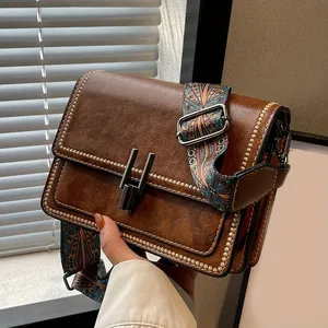 Mini Cross-Body Bags for Women, Adjustable Strap, Small <b>Square</b> Design Purse, Fashion Shoulder Bag, New Designer Mini Leather Bag - Product Image 5