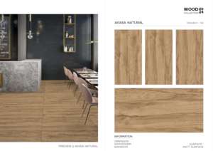 กระเบื้องพอร์ซเลนด้านพรีเมียม ขนาด 60x120 ซม. แผ่นใหญ่ ดีไซน์แผ่นยาว สำหรับปูพื้นและผนังภายในบ้านและอาคารพาณิชย์สมัยใหม่ - Product Image 4