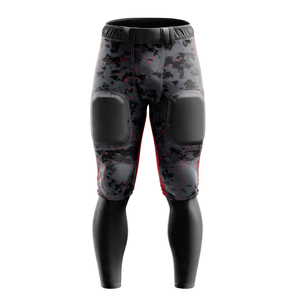 Pantalon de football américain camouflage OEM unisexe 100% polyester, pantalon de football américain avec numéro d'équipe, pantalon de football unisexe - Product Image 1