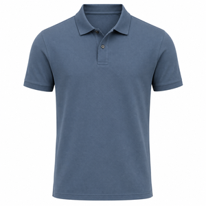 Polo personalizado para hombre, 100% algodón, dos tonos, corte regular, manga corta, logotipo impreso por transferencia térmica, estilo hip hop. - Product Image 6