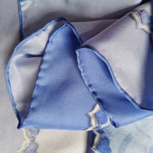 Pañuelo Clásico de Seda Sólida para Mujer, Elegante Pañuelo Largo de Seda para Mujer, Pañuelo de Seda de Alta Calidad para el Cabello para Mujer - Product Image 6