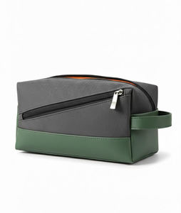 Trousse de Maquillage de Luxe Portable en Cuir PU, Sac de Toilette de Voyage, Trousse de Toilette Suspendue pour Hommes, Sac Cosmétique de Salle de Bain à Vendre - Product Image 1