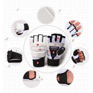 Guantes Ajustables de Medio Dedo para MMA Fazn Best – Cómodos Guantes de Sparring con Soporte para Muñeca, Ideales para Cross Training - Product Image 2