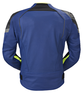 Veste de course en cuir de vache véritable Vanucci pour homme/Chaquetta sur mesure avec protection dorsale CE niveau 2 - Product Image 2