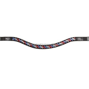 สายหนังรูปม้าแบบนุ่มประดับด้วยเม็ดคริสตัลวิบวับมีทุกขนาดให้เลือก - Product Image 5