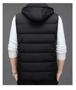 Chaleco Acolchado Reversible para Hombre, de Primera Calidad, Diseño Nuevo, con Cierre, para Invierno - Product Image 4