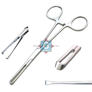 Pinces à tissus Allis Gray Rocks, réutilisables, manuelles, en acier inoxydable, pince intestinale, instrument chirurgical, certifié CE, classe I - Product Image 6