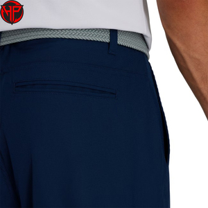 Pantalones Chinos Rectos Azul Marino para Hombre, Cintura Media, Cierre de Botones, Ligeros, Transpirables, Casuales, para Golf, Ropa de Verano - Product Image 2