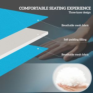 Set di 2 Sedie a Sdraio Pieghevoli Blu per Piscina e Spiaggia con Schienale Reclinabile a 5 Livelli, Foro per la Lettura e Tasca Laterale - Product Image 4