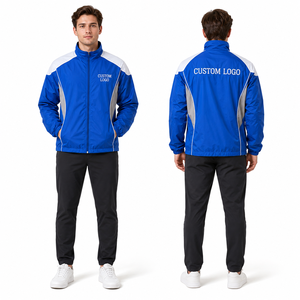 Veste coupe-vent athlétique pour hommes, sur mesure, vente en gros, poches zippées, cordon de serrage réglable, poignets élastiques, doublée, design moderne, qualité supérieure - Product Image 6