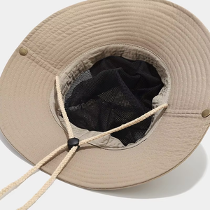 Sombrero de Pescador de Nailon de Secado Rápido para Hombre, Venta al por Mayor, Protección Solar de Ala Ancha para Escalada, Pesca, Uso Diario y Casual - Product Image 5