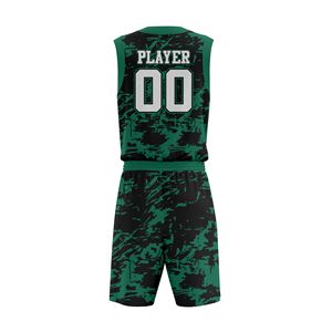 Uniformes de basketball respirants sur mesure, taille plus, unisexes, vêtements d'équipe, maillots et shorts, tissu à séchage rapide, durable, sport - Product Image 5