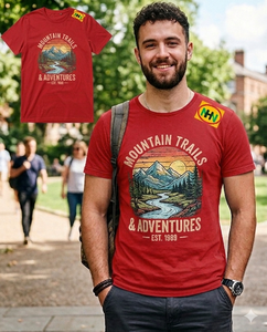 เสื้อยืดผู้ชายและผู้หญิง ไซส์ใหญ่ พิมพ์ลายลำลอง แขนสั้น บรรจุแบบเบล คละแบบ ผลิตในบังกลาเทศ - Product Image 5