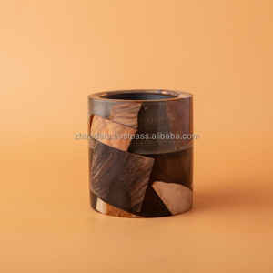 Al Sultana Luxe Bois Résine Oud Burner Handcrafted Epoxy Bakhoor Holder pour Ramadan élégant, Eid, et Arabic Home Decor Cadeaux - Product Image 1