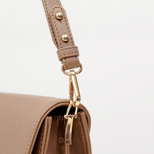 Luxury Fashion Lady ORELIA BAG Premium Synthetic Leather Satin Lined Solid Pattern <b>Shoulder</b> Bag Braided <b>Strap</b> Detail Magnetic - Product Image 3