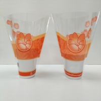 Manchon pour fleurs transparent, imperméable, vierge, biodégradable, non toxique, haute transparence, de qualité alimentaire, à fermeture hermétique, personnalisable avec trous d'aération