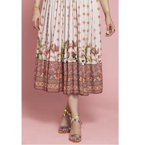 Vestido Maxi Elegante con Estampado Floral Blanco para Mujer, Vestido Casual de Verano sin Mangas, Vestido para Fiesta en la Playa, Disponible a un Precio Razonable - Product Image 5