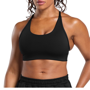 High Impact Sports Bra for Women Crisscross <b>Back</b> Yoga Workout Bra Fitness Activewear Custom OEM Manufacturer - Product Image 2