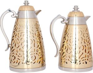 Luxury metal decor vintage silverware floral metalwork <b>teapot</b> premium tea accessory handcrafted artistry kettle traditional - Product Image 6