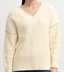 <b>V</b> <b>Neck</b> Floral Print Breathable Sweater Women's Spring Lightweight Knit Shirt Ethnic Style Ladies <b>Jumper</b> - Product Image 6