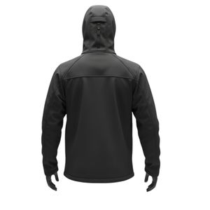 Veste softshell d'extérieur coupe-vent 220 grammes, fine, avec col montant, doublure en micro polaire, fermetures éclair YKK imperméables - Product Image 4