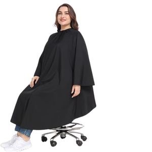 Cape de Coiffeur Professionnelle avec Manches, Grande Taille, Imperméable aux Cheveux et à l'Eau, avec Boutons-Pression Ajustables - Product Image 1