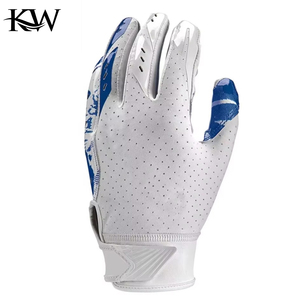 Gants de football américain de style nouveau, logo personnalisé, antidérapants, sangle de poignet réglable, design à doigts entiers - Gants de sport unisexes - Product Image 2