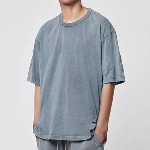 เสื้อยืดผู้ชายไซส์ใหญ่ ผ้าฝ้าย 100% สีพื้น ไม่ยับ ทรงหลวม ปรับความยาวได้ - Product Image 3