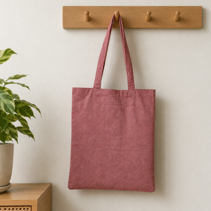 Sac fourre-tout en coton recyclé durable mélangé |   Sac de courses réutilisable et écologique pour le bureau, la vente au détail et la promotion - Product Image 3