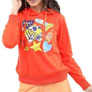 Precio bajo Sudaderas con capucha para mujer Ropa informal de manga larga Sudaderas con capucha para mujer Nueva llegada Mejor estilo Mujeres Sudaderas con capucha naranjas - Product Image 1