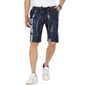 Shorts Bermuda Homme en Coton Uni, Boutons, Style Décontracté, Taille Mi-Haute, Tissé, Respirant, Style Toile, Séchage Rapide, Vintage - Product Image 1