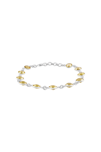 Pulsera de Topacio Limón en Plata de Ley 92.5 KLSB-20275 - Product Image 3
