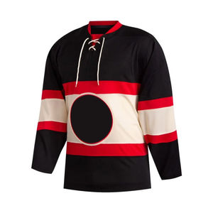 Venta al por Mayor de Camisetas de Hockey sobre Hielo Personalizadas de Alta Calidad para Hombre, 100% Poliéster, Impresión por Sublimación, Ropa Deportiva Cómoda para Adultos - Product Image 1